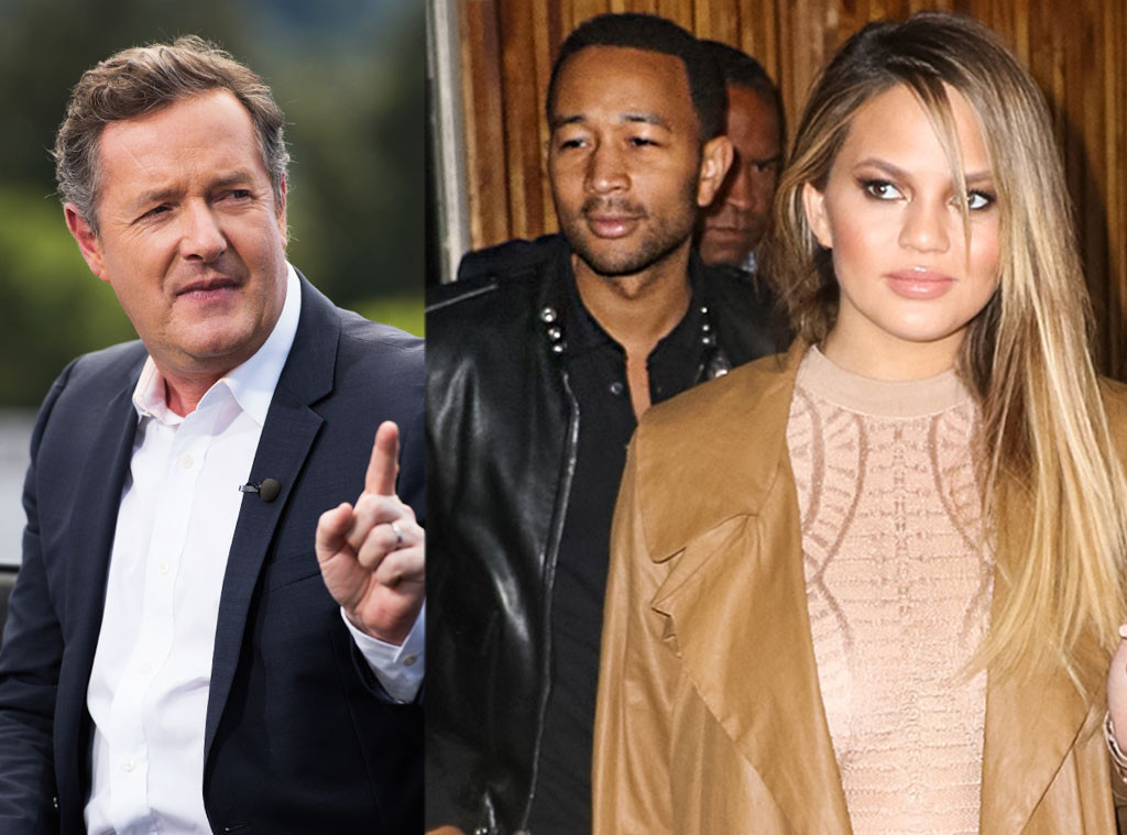 Chrissy Teigen, John Legend, Piers Morgan Chrissy Teigen, John Legend, Piers Morgan
